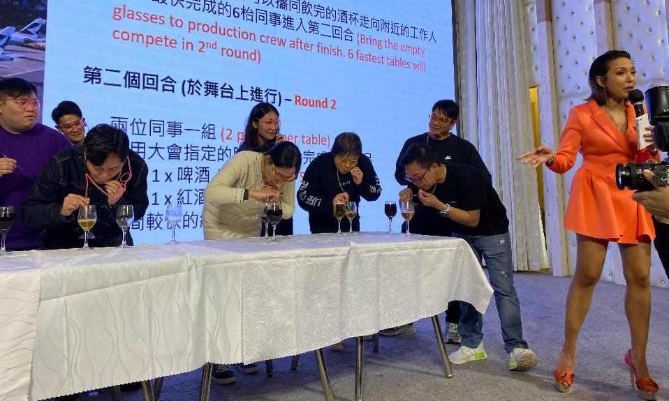 TKE 員工晚宴的現場互動環節